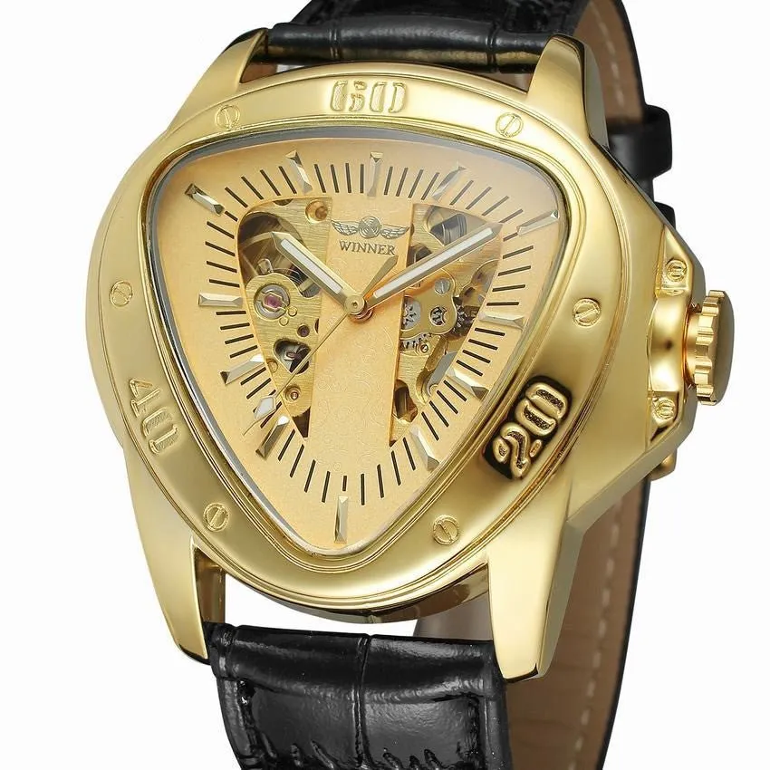 Hollow Triangle Shape Automatic Men's Watch