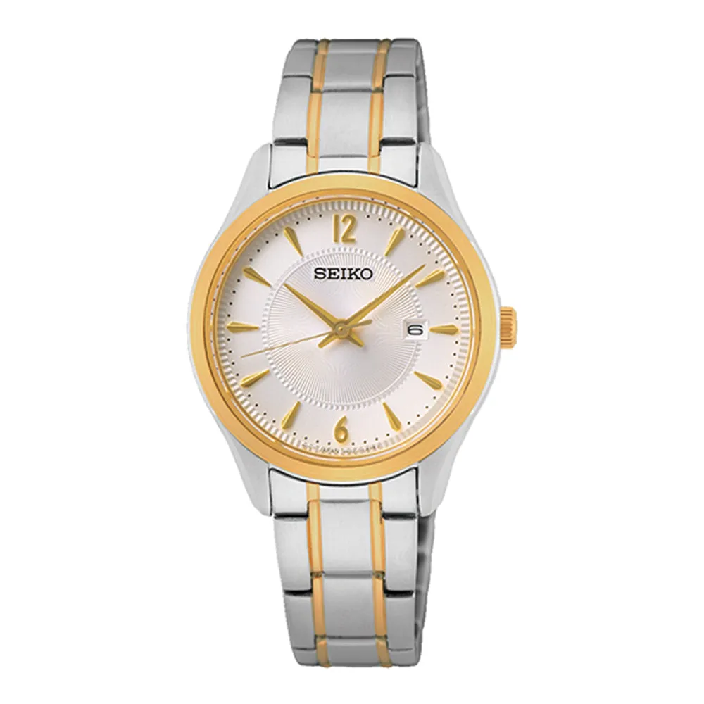 Seiko Womens Silver Dial Multicolor Band Stainless Steel Quartz Watch - SUR474